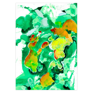 Folded Cards: Meditation Painting For September 4th, 2020
