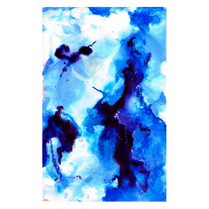 Meditation Painting For March – April 2022 In Blue Giclee Art Prints