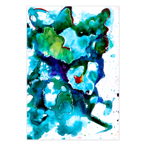 Folded Cards: Meditation Painting For October 28th, 2022 – Kelp