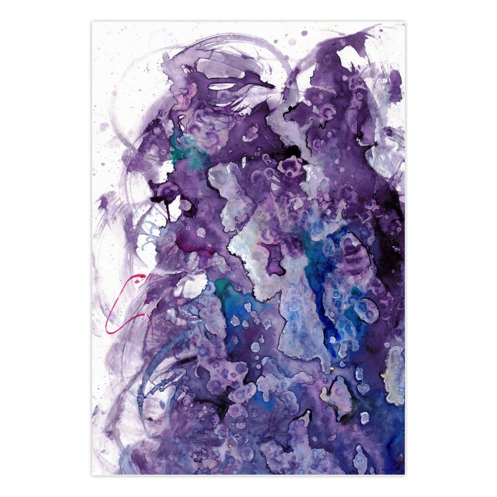 Meditation Painting For August 27th, 2020 Folded Cards