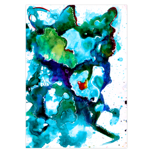 Folded Cards: Meditation Painting For October 28th, 2022 – Kelp