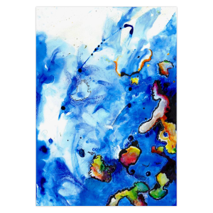 Meditation Painting For October 17th, 2020 Folded Cards