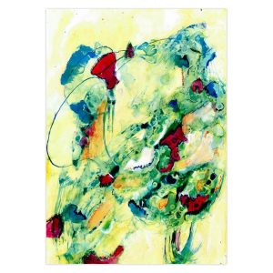 Meditation Painting For September 21st, 2020 Folded Cards