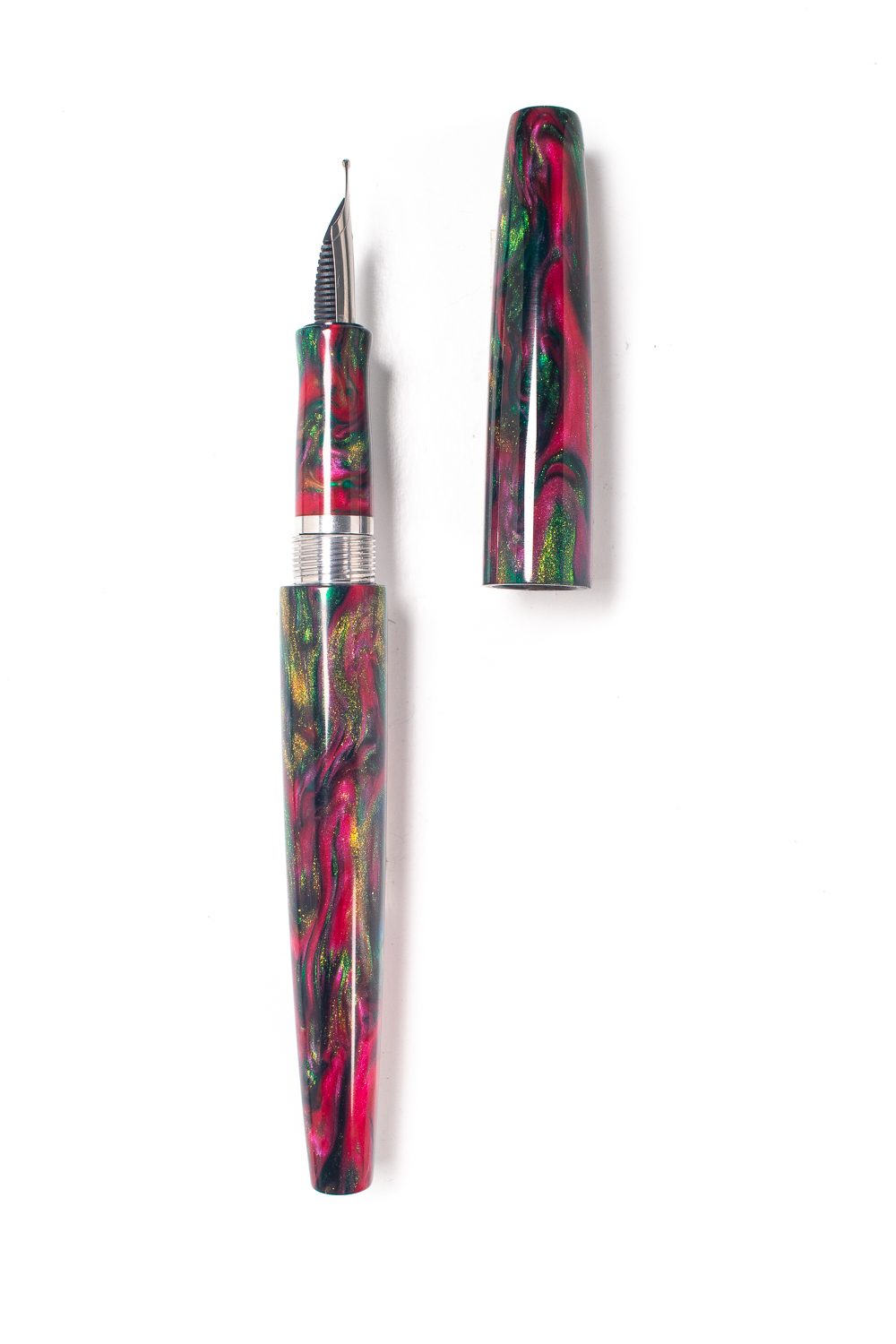 The Bebe Fountain Pen in Neon Watermelon - Image 2
