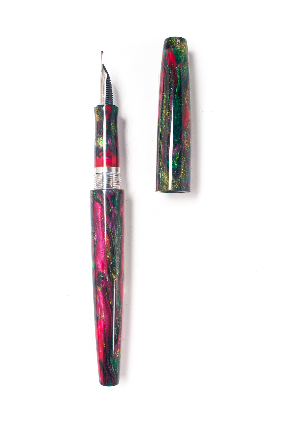 The Bebe Fountain Pen in Neon Watermelon - Image 3
