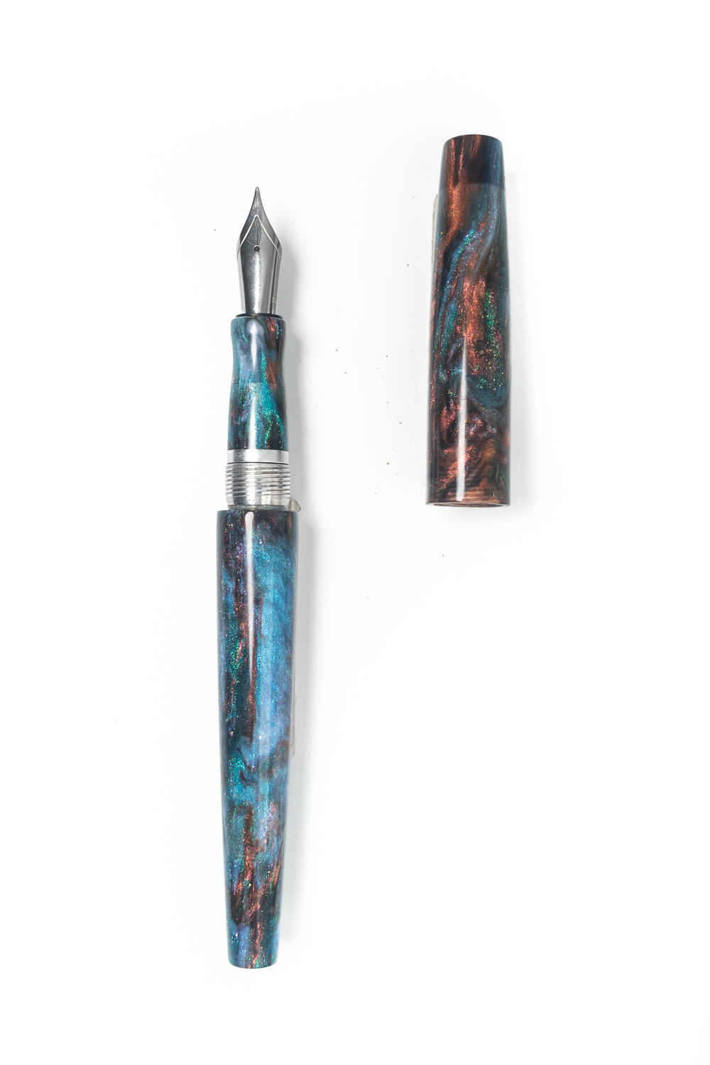 The Bebe Fountain Pen in Cats Paw Nebula