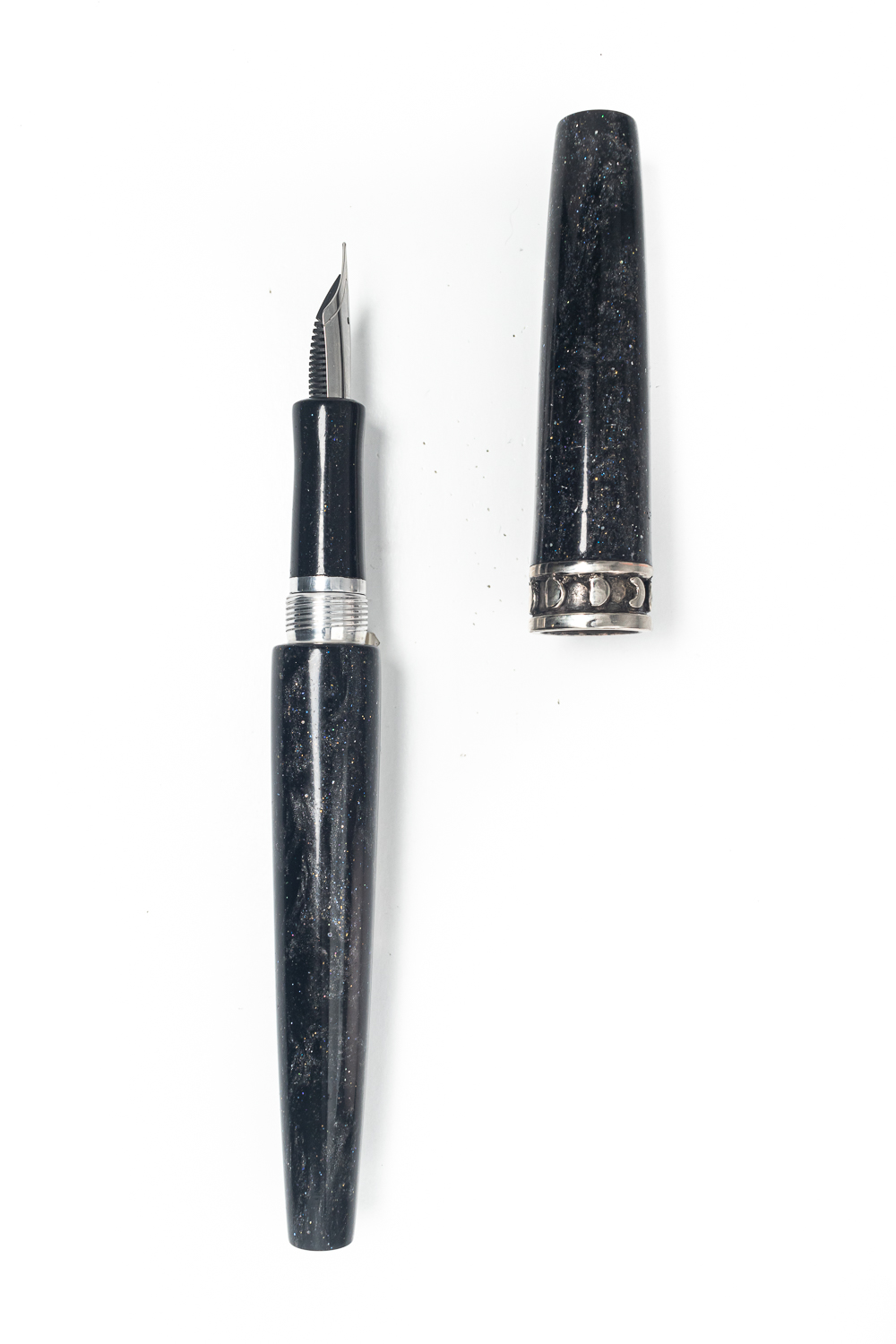 The Banded Moon Phases Bebe Fountain Pen in Dark Sky - Image 3