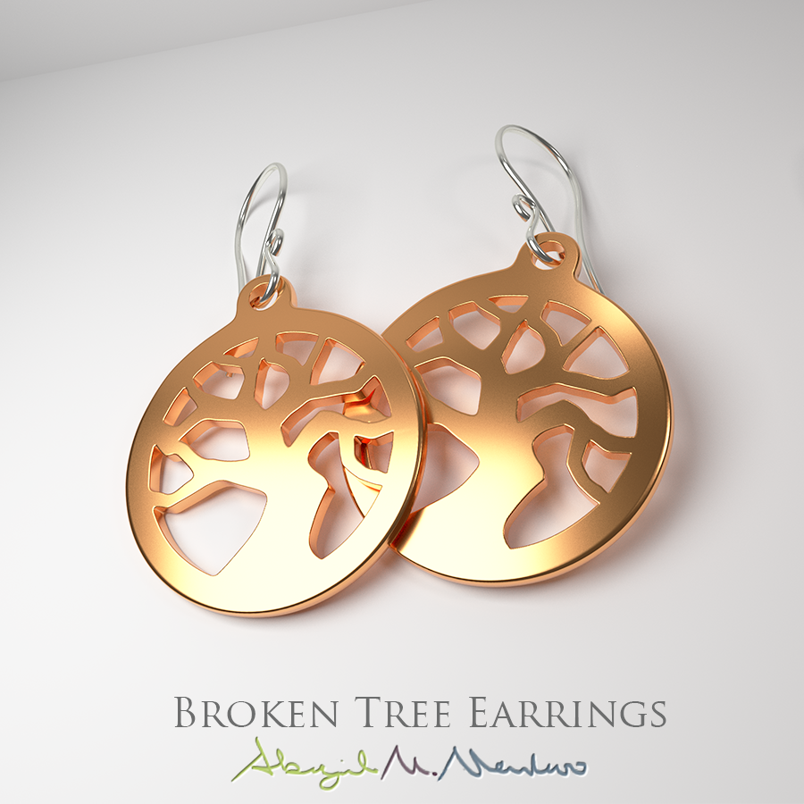 Broken Tree Earrings - Image 2