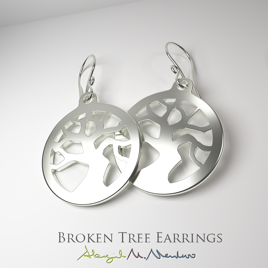 Broken Tree Earrings