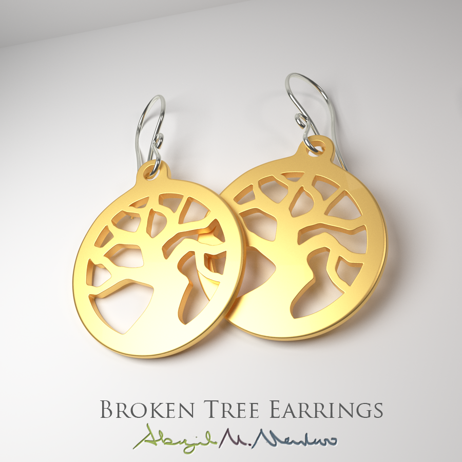 Broken Tree Earrings - Image 3